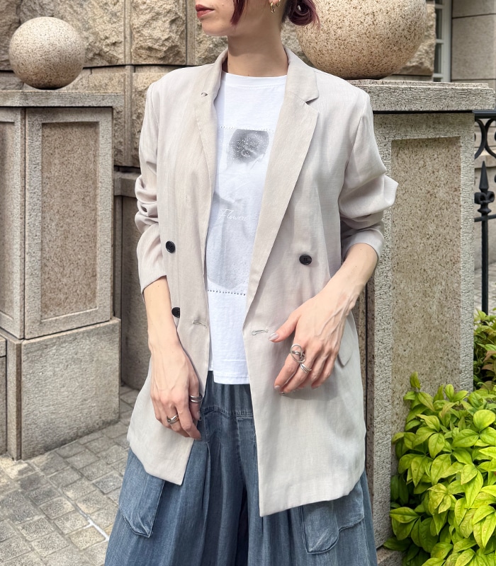 【Dignite collier】シアーダブルジャケット★☆80268019