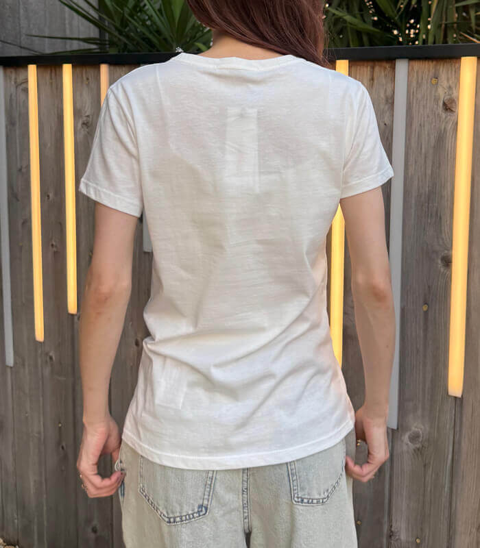 【RINASCIMENTO】ダックスハートバルーンプリントTシャツ★☆ITRIN129932