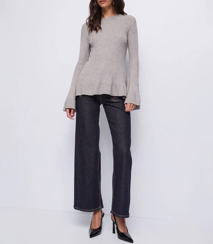 【SALE】【DENNY ROSE】ペプラムニット▼IT521ND53023