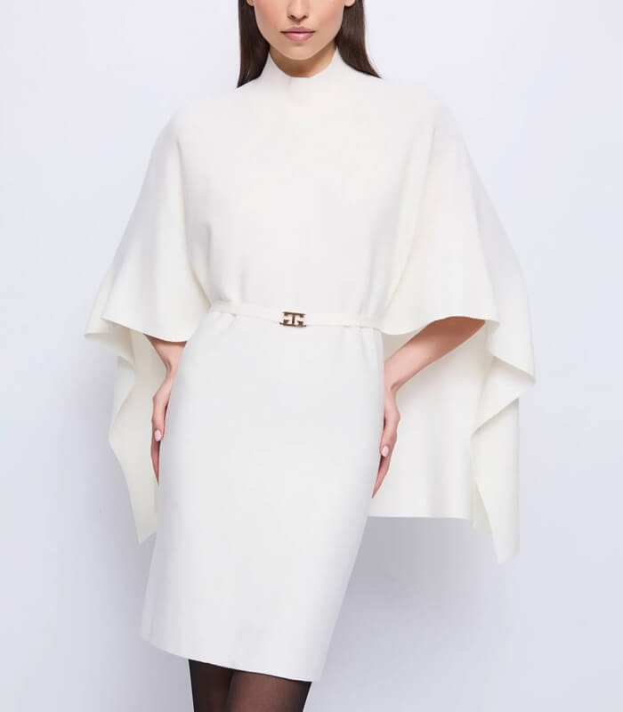 【SALE】【GAUDI】エレガンスマントニットワンピース■IT521FD13006