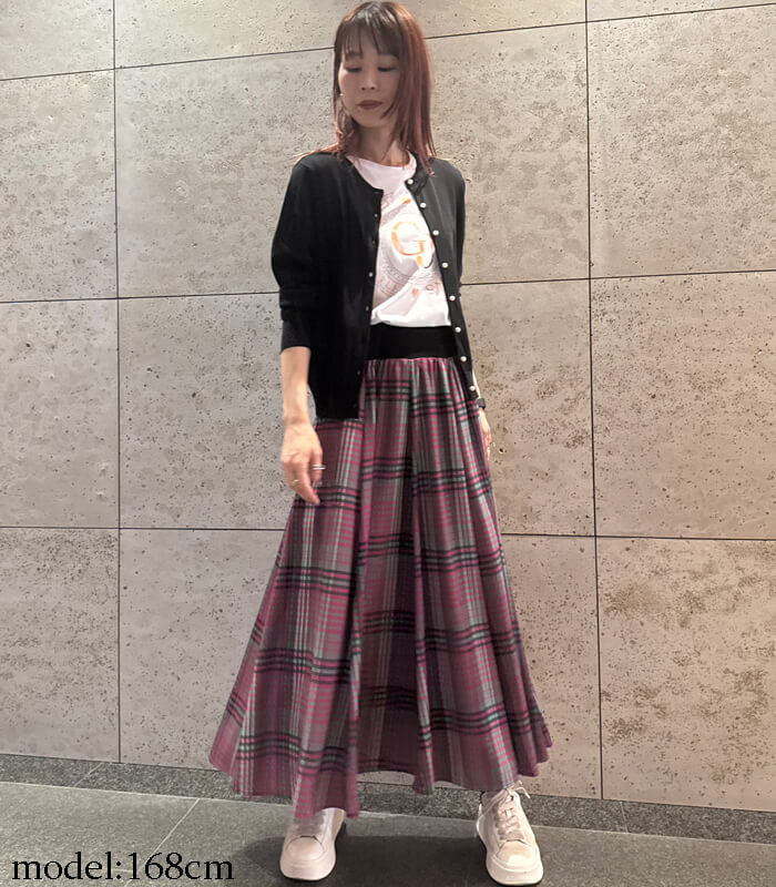 MoNiLE】チェック柄フレアースカート☆2959 | WEAR,スカート | DESERT ROSE