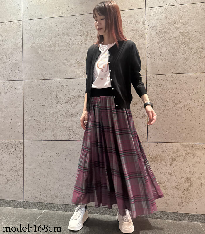 MoNiLE】チェック柄フレアースカート☆2959 | WEAR,スカート | DESERT ROSE