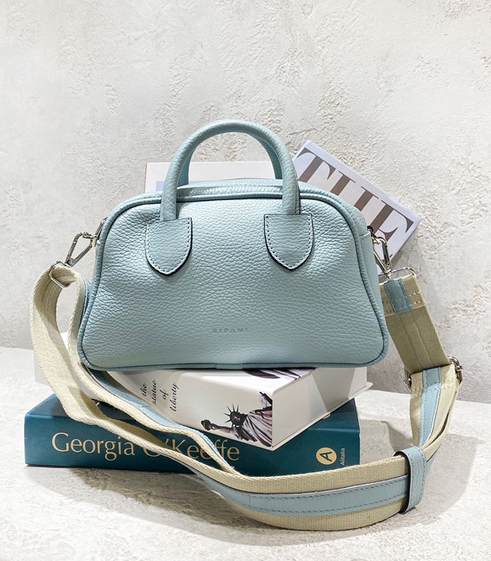 【SALE】【RIPANI】バイカラーショルダーベルト付横長ミニボストンバッグ▼☆5547OW-STELLA