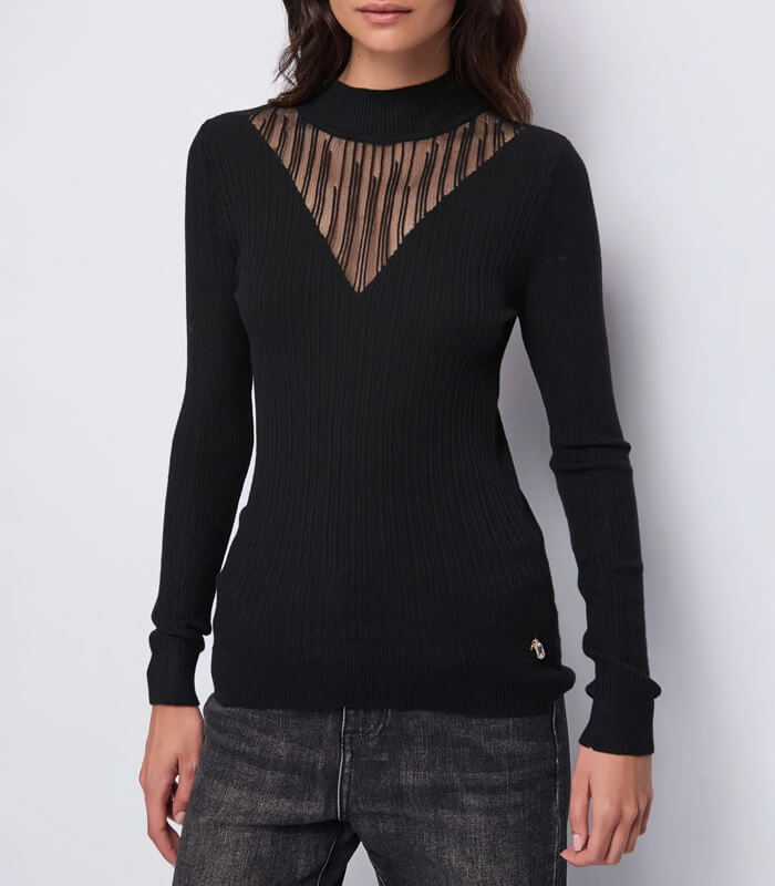 【DENNY ROSE】切り替えハイネックニット★☆IT521ND53034