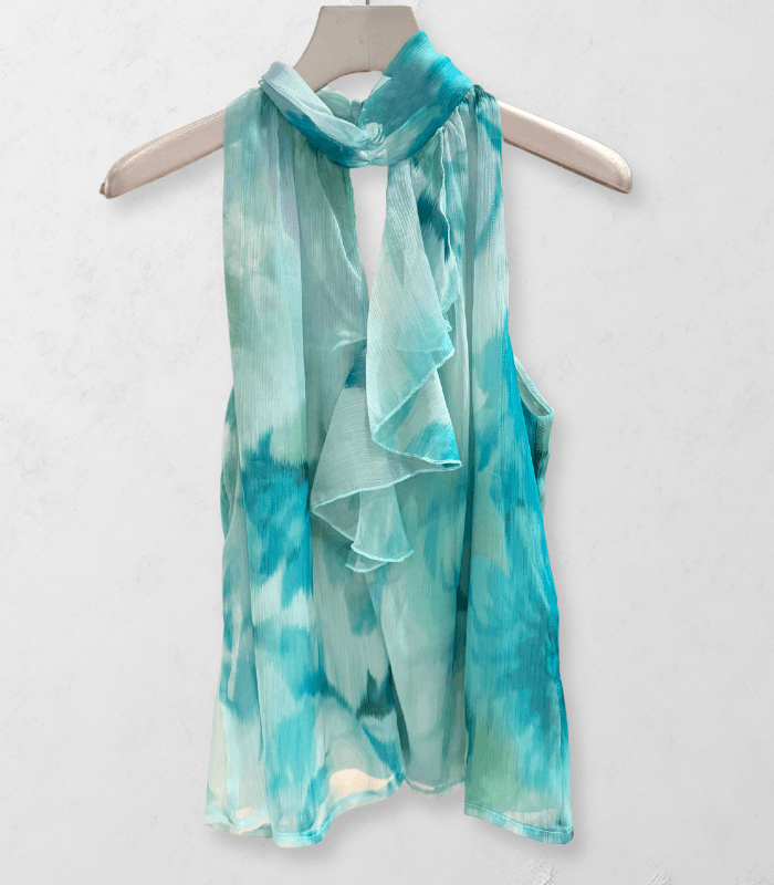 【SALE】【RINASCIMENTO】タイダイフラワーアメスリフリルTOPS■ITRIN20258