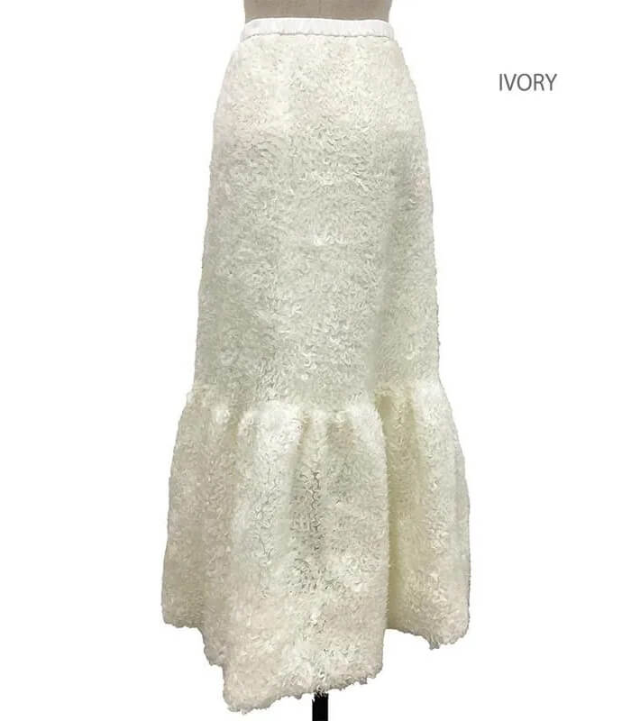 【Adonisis】シャギー×チュールマーメイドスカート★☆S25309