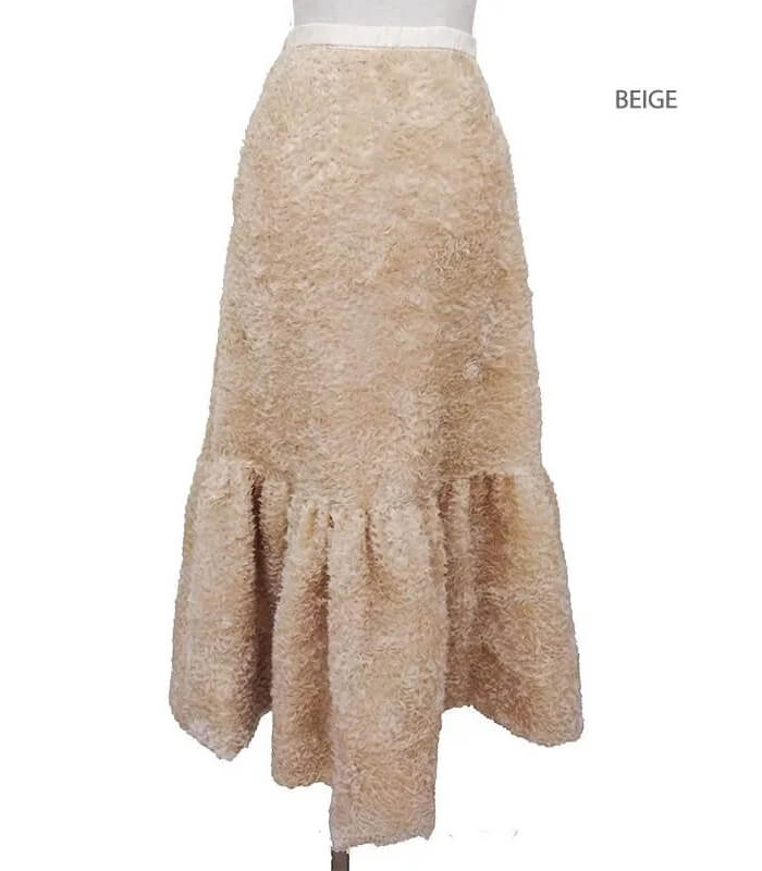 【Adonisis】シャギー×チュールマーメイドスカート★☆S25309