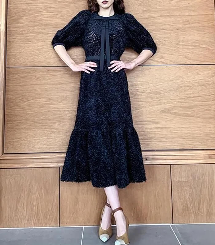 【Adonisis】シャギー×チュールマーメイドスカート★☆S25309