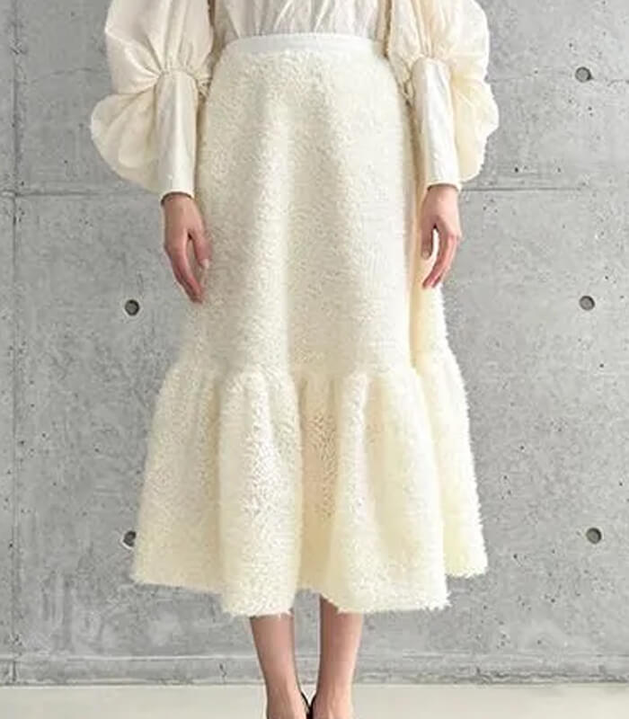 【Adonisis】シャギー×チュールマーメイドスカート★☆S25309