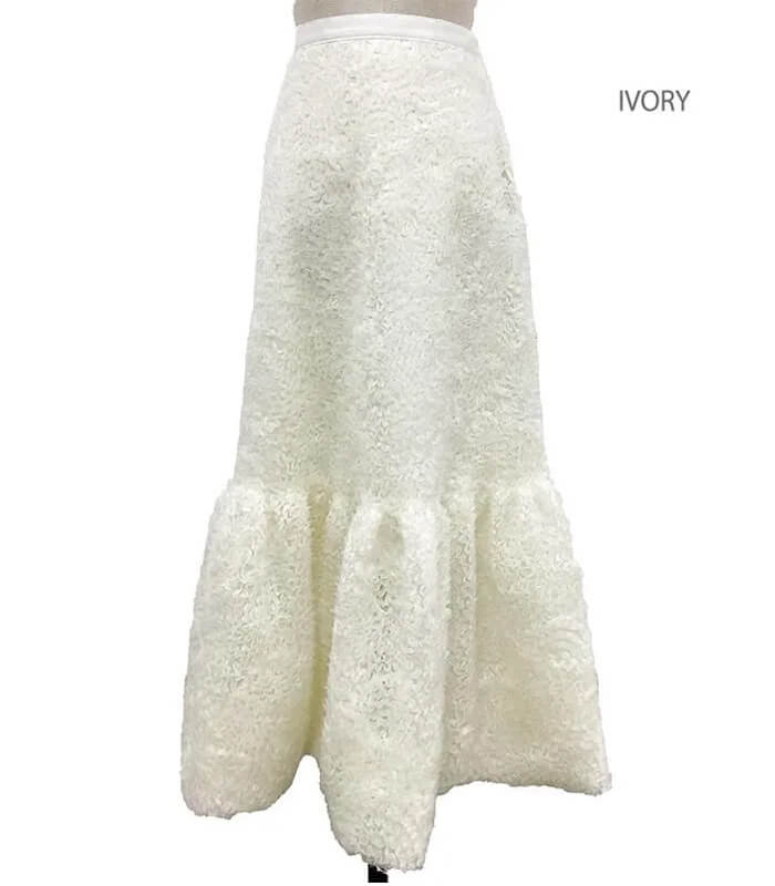 【Adonisis】シャギー×チュールマーメイドスカート★☆S25309