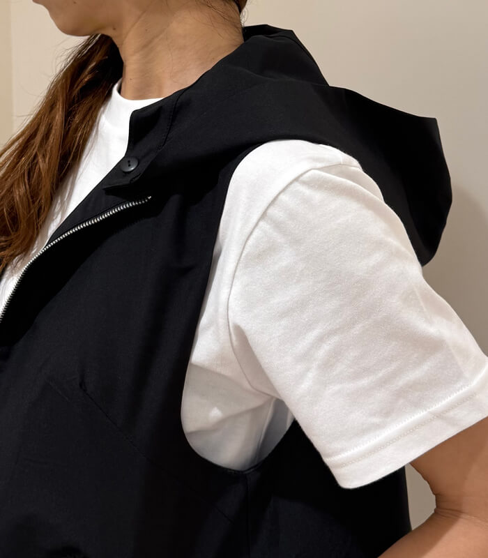 【PICCIN PERLA】ポケットフリルペプラムベスト★☆907000