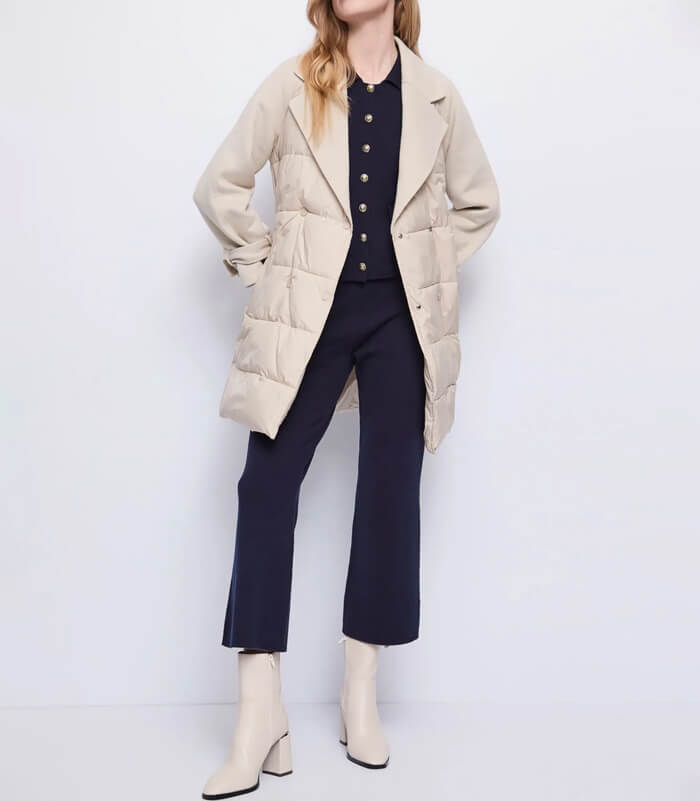 【SALE】【GAUDI】ベルト付きダブルブレストダウンジャケット■IT521FD35006