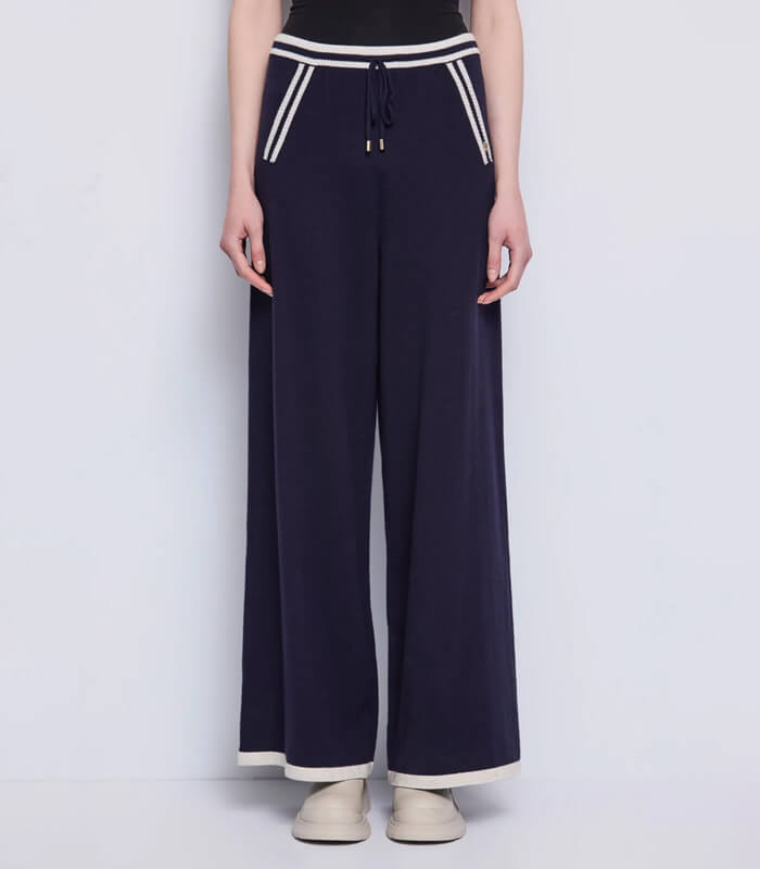 【SALE】【GAUDi】配色ポイントニットパンツ●IT521BD23001