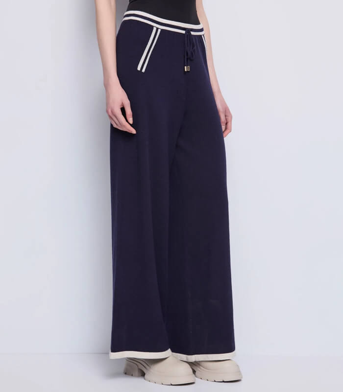 【SALE】【GAUDi】配色ポイントニットパンツ●IT521BD23001