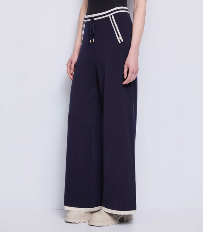 【SALE】【GAUDi】配色ポイントニットパンツ●IT521BD23001