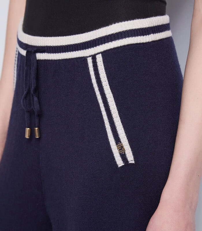 【SALE】【GAUDi】配色ポイントニットパンツ●IT521BD23001