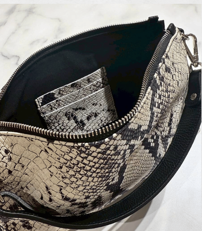 【RIPANI】MARYAM2wayパイソンレザーハンドバッグ★I881SP-MARYAM