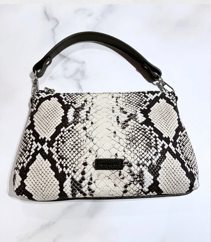 【RIPANI】MARYAM2wayパイソンレザーハンドバッグ★I881SP-MARYAM