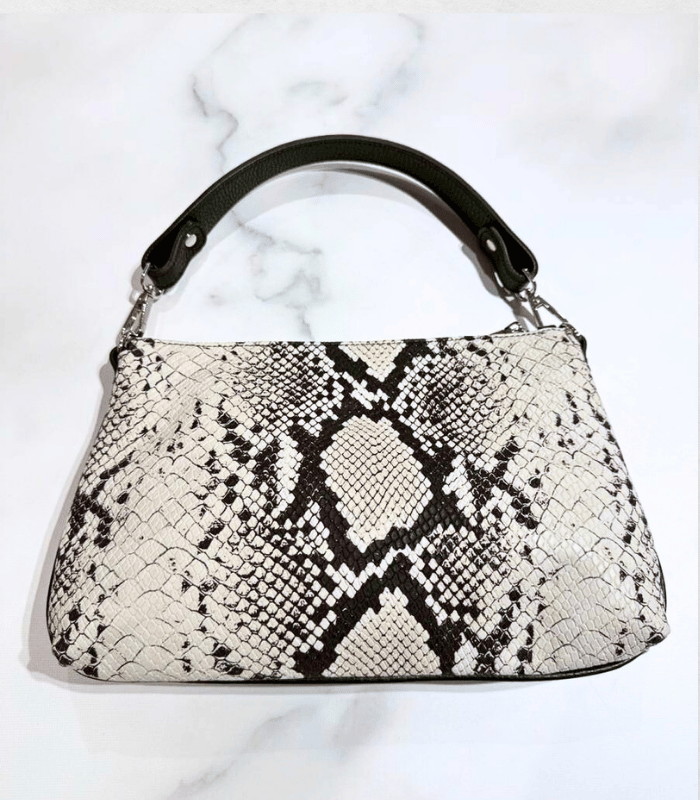 【RIPANI】MARYAM2wayパイソンレザーハンドバッグ★I881SP-MARYAM