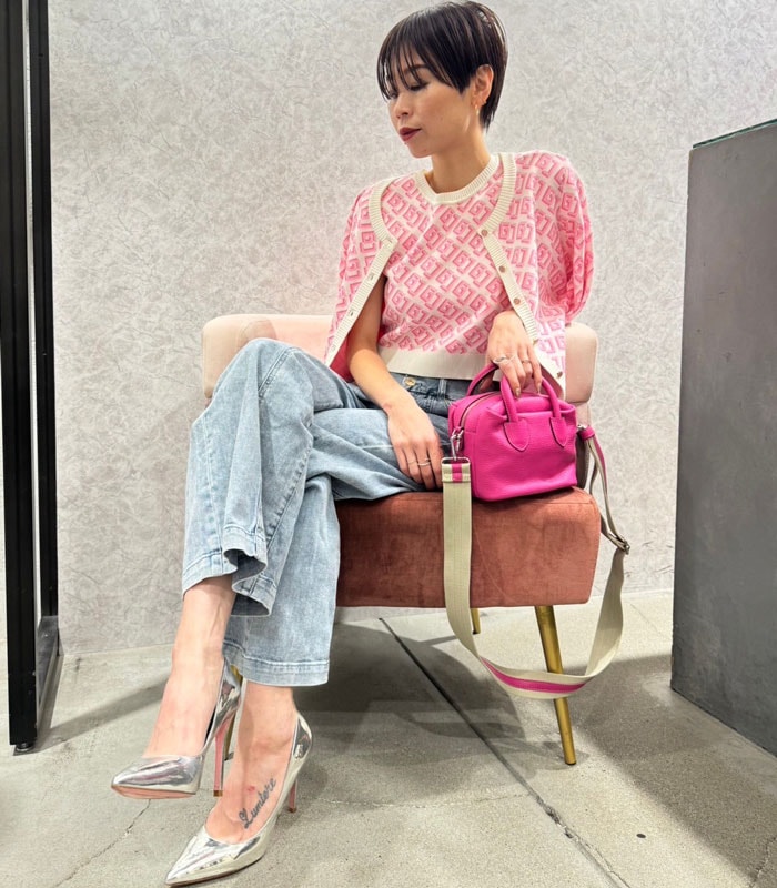 RIPANI ストロー レザー 2wayバッグ RIPANI リパーニ ハンドバッグ Stella ステラ 5541BO レディース