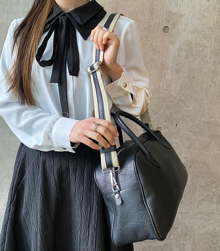 Shilla ボストンバッグ CY5AV-01306（RIPANI】バイカラーショルダー 