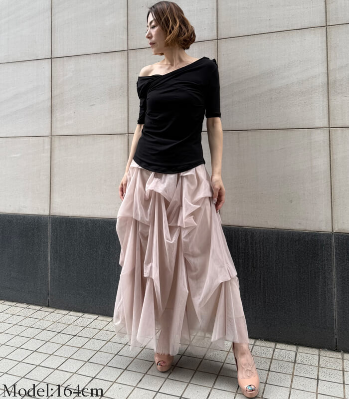 【MAISON MAVERICK PRESENTS】ドレープデザインカットソー★☆MM5120