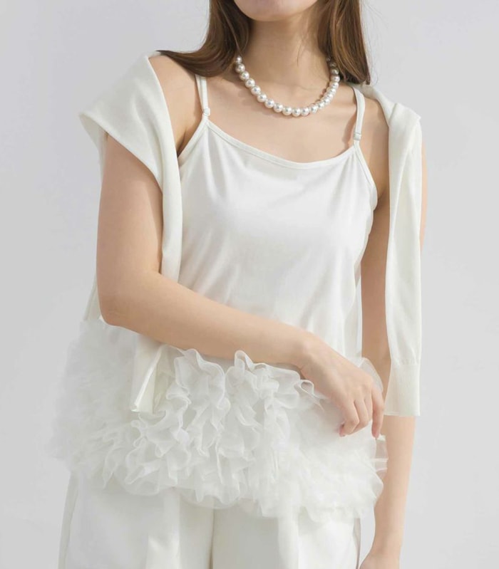 【PICCIN PERLA】フラワーキャミソール★906550