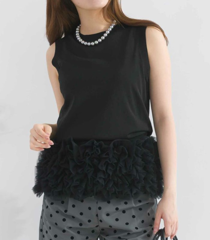 【PICCIN PERLA】フラワーキャミソール★906550