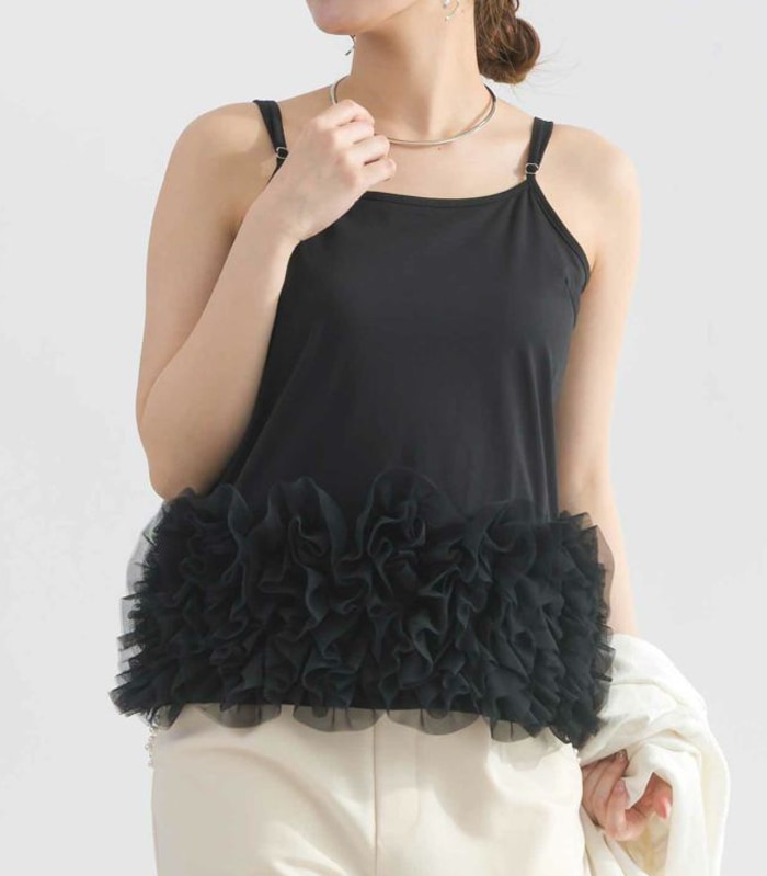 【PICCIN PERLA】フラワーキャミソール★906550