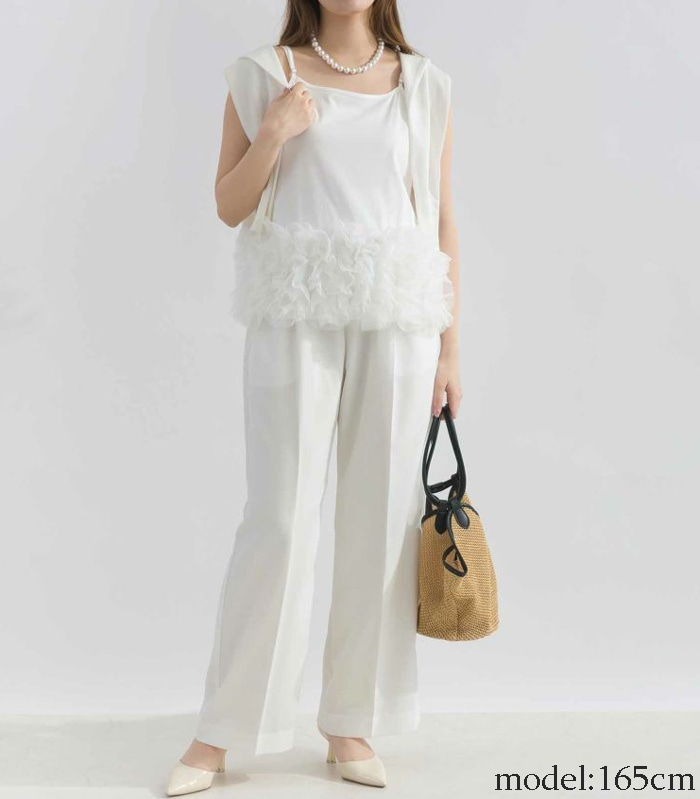 【PICCIN PERLA】フラワーキャミソール★906550