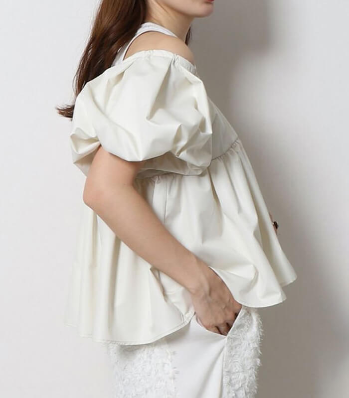 【SALE】【Re.Verofonna】タンクレイヤードペプラムブラウス▼☆5253314