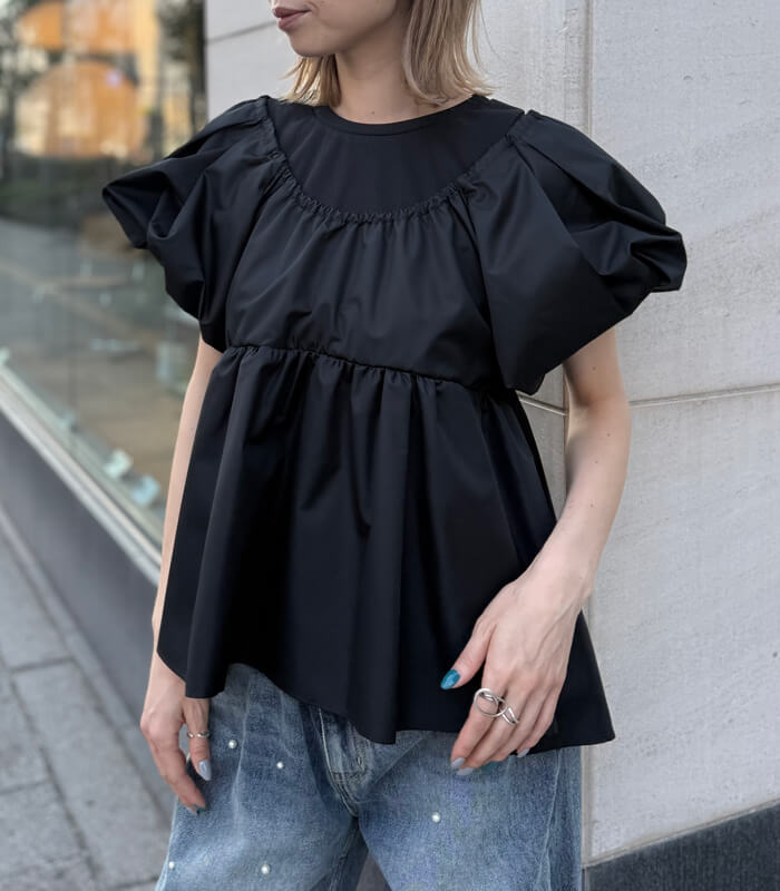 【SALE】【Re.Verofonna】タンクレイヤードペプラムブラウス▼☆5253314