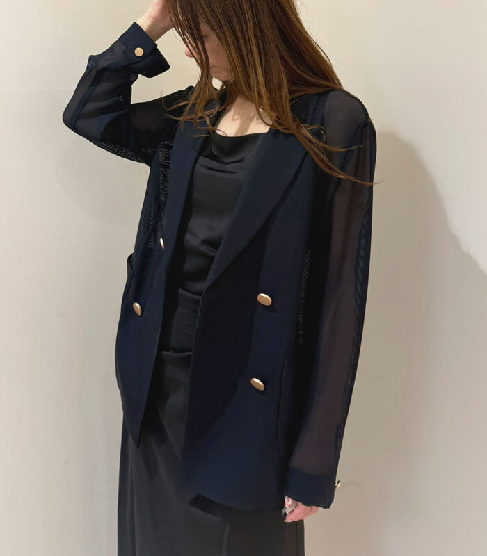 PICCIN】メッシュダブルジャケット149100 | WEAR,アウター