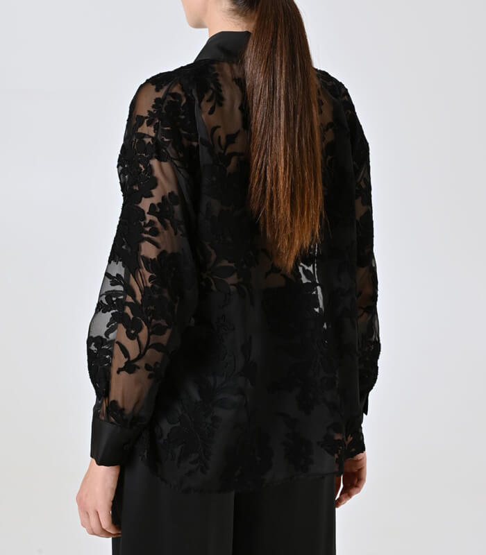 【RINASCIMENTO】シアージャガードハイフロントシャツ★ITRIN125114