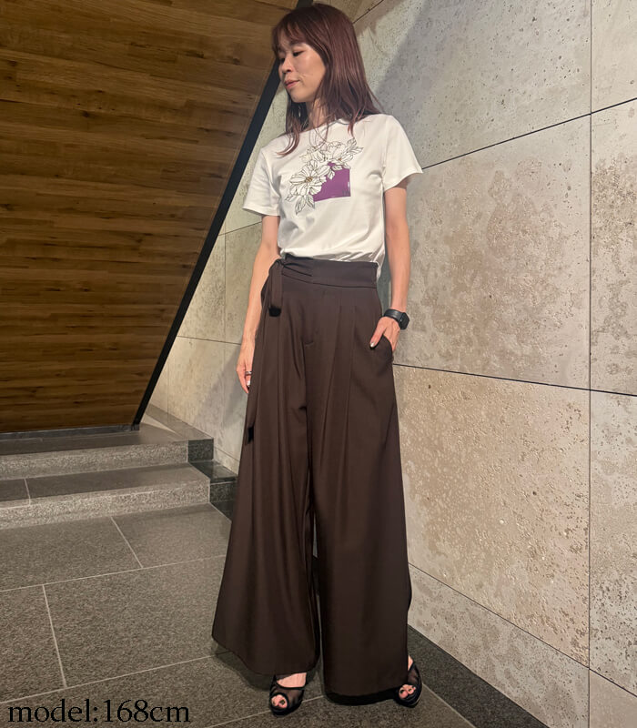 【RINASCIMENTO】フラワープリントTシャツ★☆ITRIN130519
