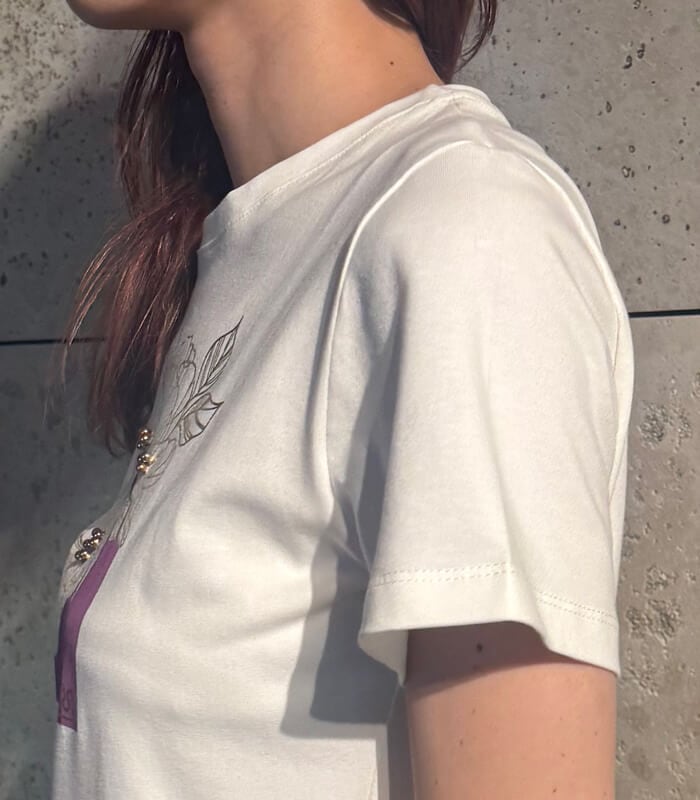 【RINASCIMENTO】フラワープリントTシャツ★☆ITRIN130519