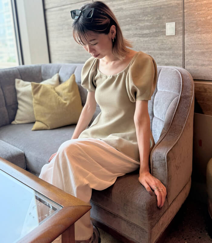 【Desert Rose】パフスリーブニット★☆BDKT-71