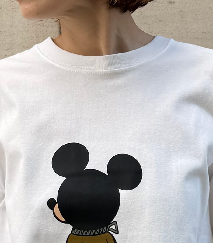 MICALLE MICALLE】Patron of the POOLパロディプリントTシャツ