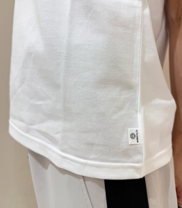 【MAISON MAVERICK PRESENTS】ハイビスカス刺繍Tシャツ★☆MM5134