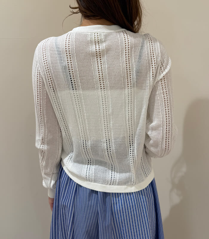 【SALE】【GAUDI】透かし編みカーディガン■IT611BD53020