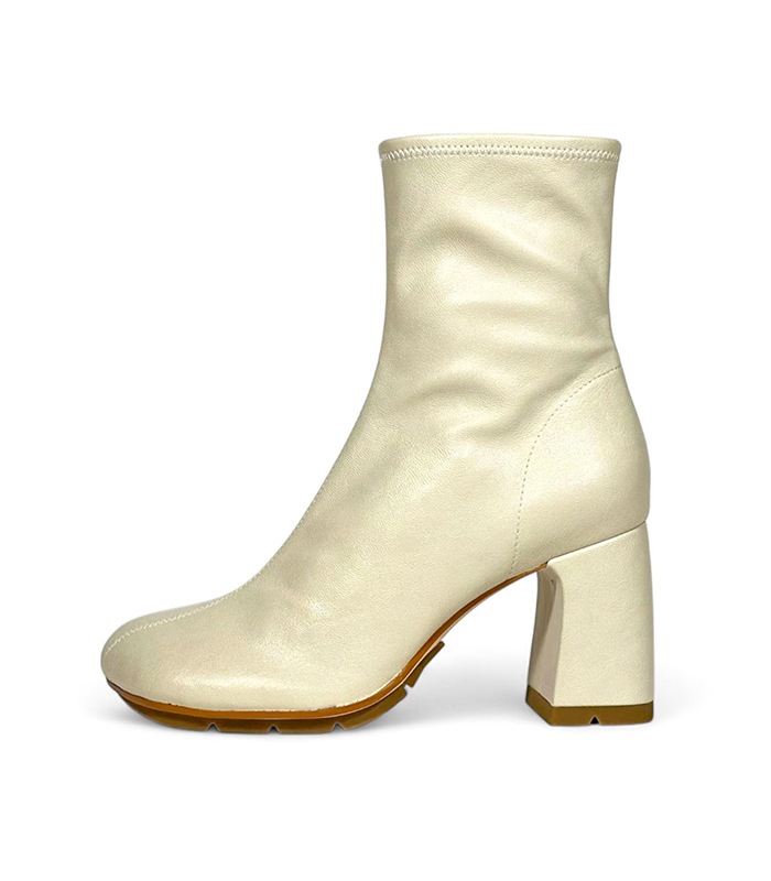 【SALE】【ASH】ストレッチレザーヒールショートブーツ▼☆152412