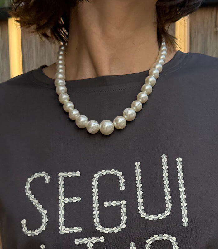 【SALE】【LUGIVA】後ろファスナーロゴTシャツ■☆IT202676