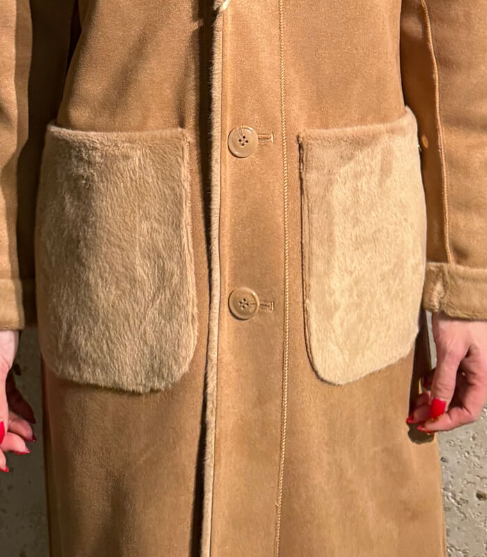 【SALE】【Rinascimento】リバーシブルムートンファーロングコート▼ITRIN122205