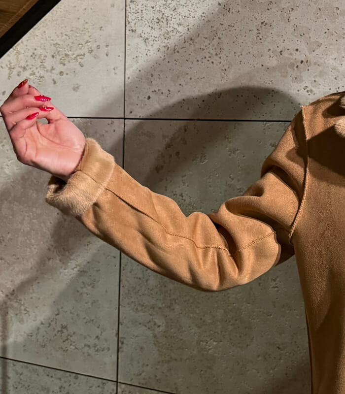 【SALE】【Rinascimento】リバーシブルムートンファーロングコート▼ITRIN122205