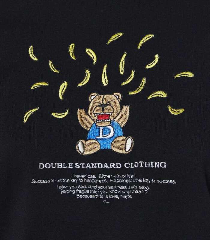 【DOUBLE STANDARD CLOTHING】バナナベア  フライスロングTシャツ★☆0208-010-261