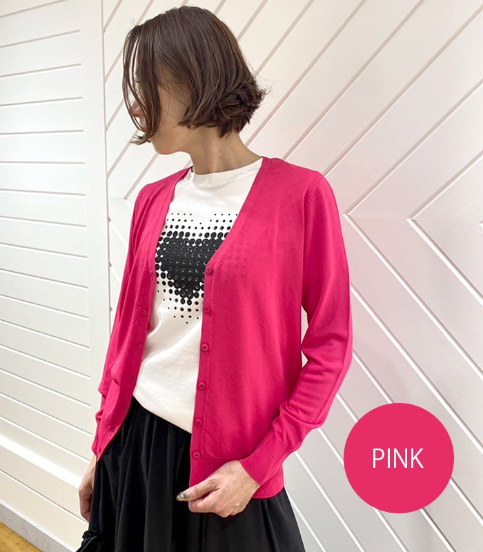 【SALE】【Desert Rose】Vネックニットカーディガン■☆BDKT-46