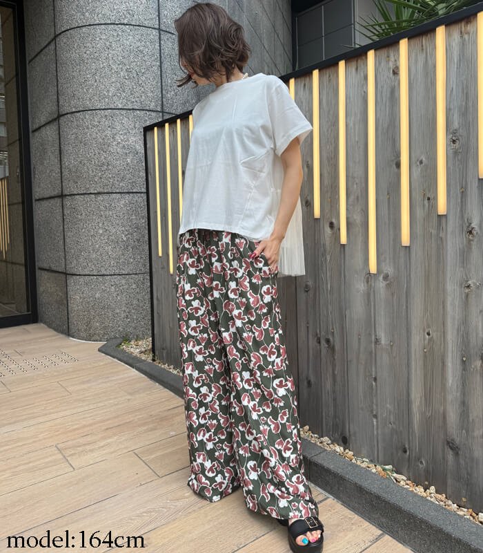 【SALE】【LUGIVA】チュールプリーツTシャツ■☆IT202691