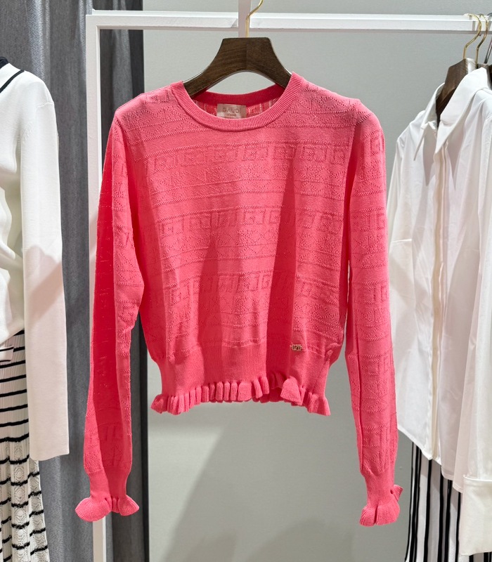 【SALE】【GAUDi】アイレットロゴフリルニット■☆IT511BD53020