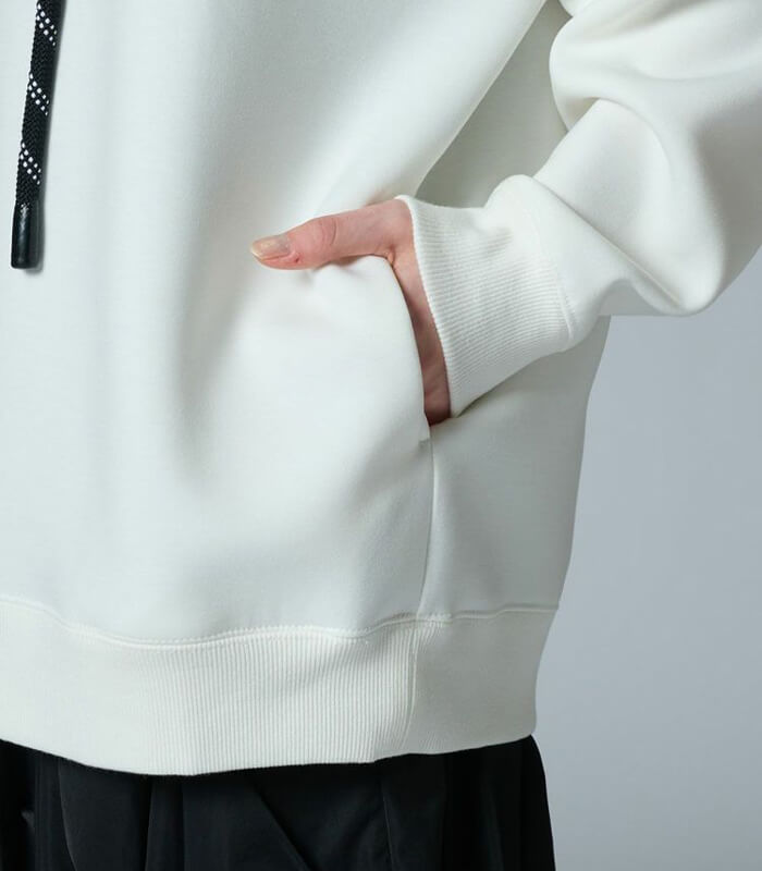 【DOUBLE STANDARD CLOTHING】スター刺繍 ダンボールニットパーカー★0508-070-261