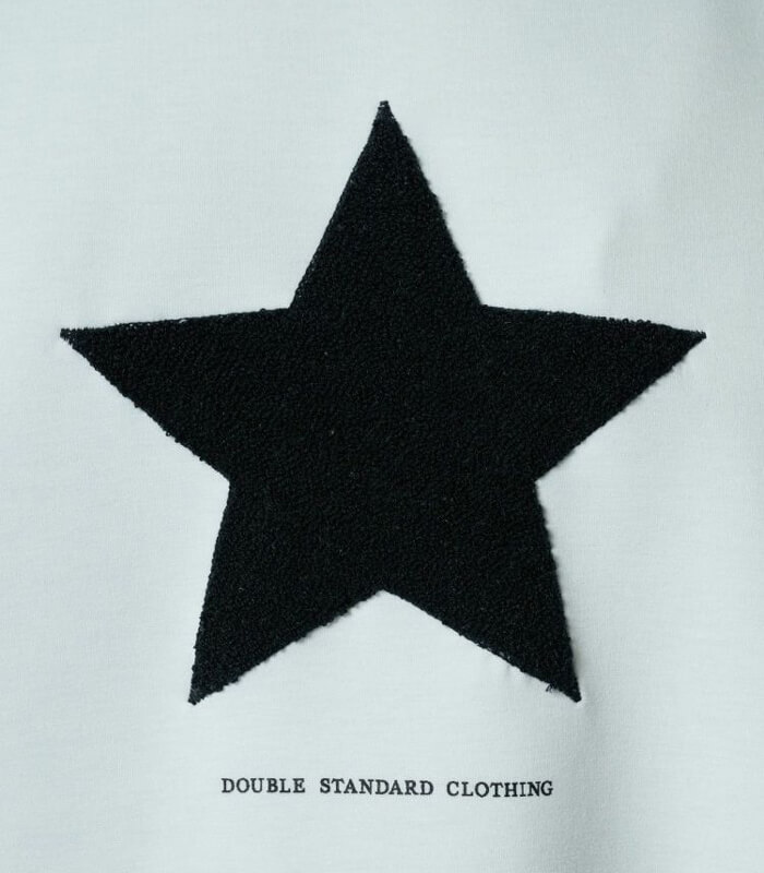 【DOUBLE STANDARD CLOTHING】スター刺繍 ダンボールニットパーカー★0508-070-261